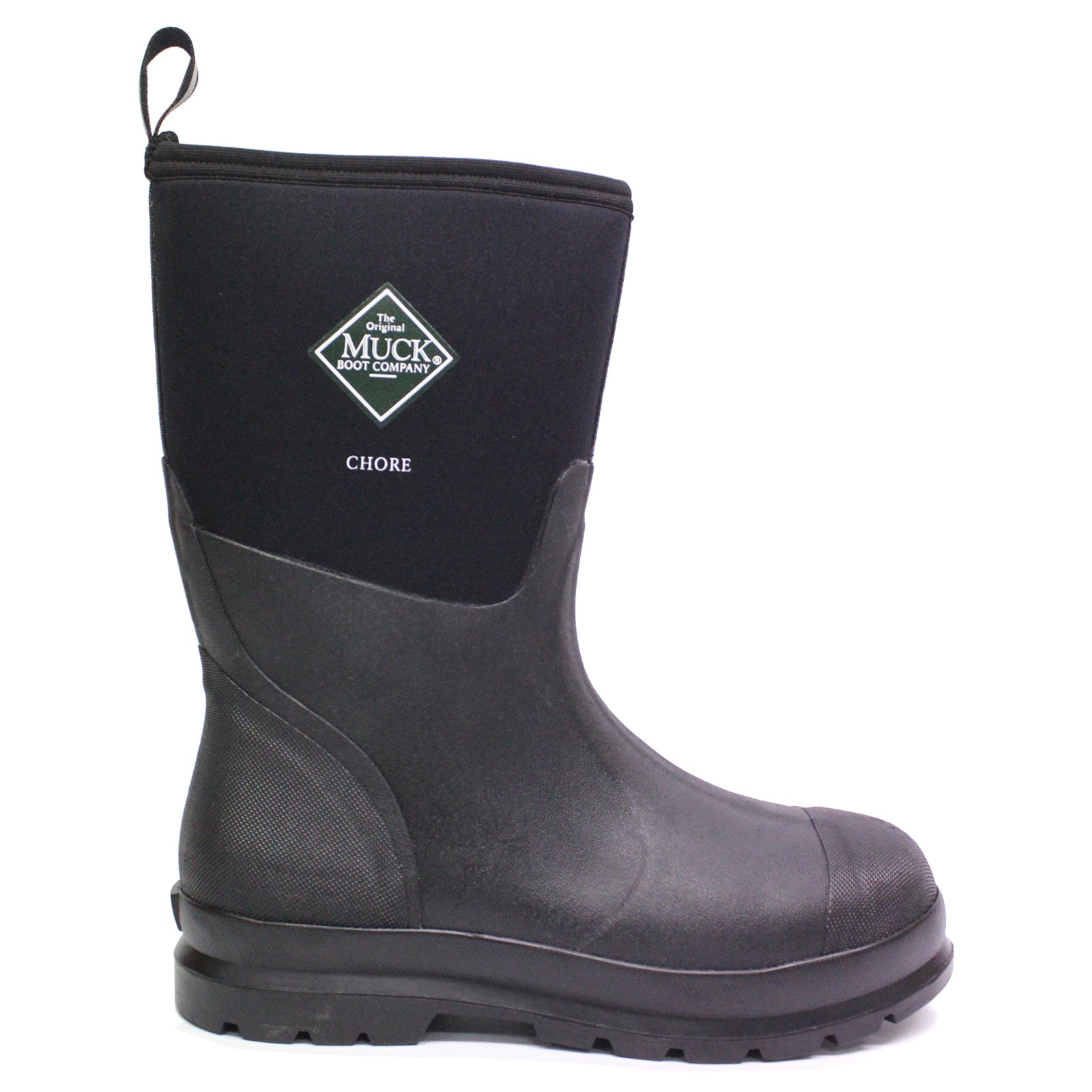 Muck Boot Chore CHM-000A Rubber Unisex Boots - Black - 48#color_black