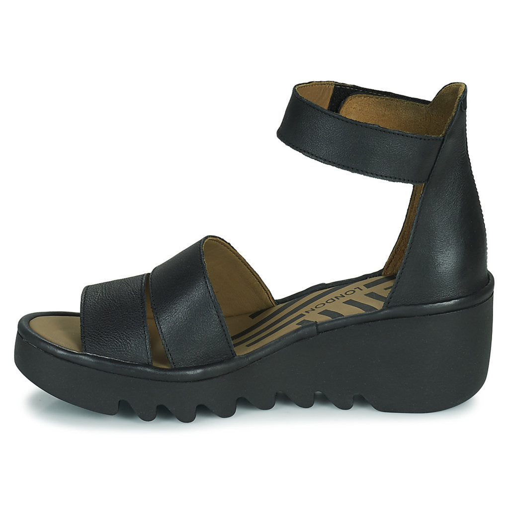 Fly London BONO290FLY Leather Womens Sandals#color_black black