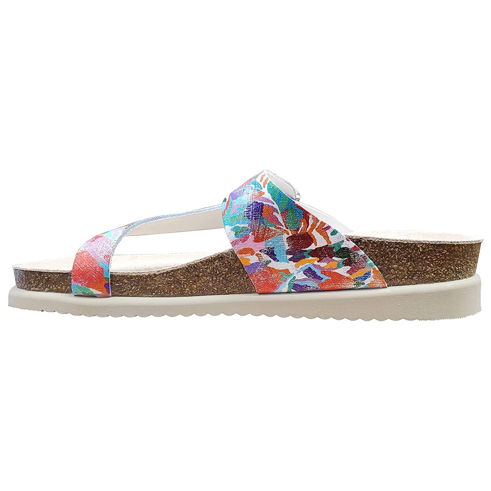 Mephisto Helen Printed Leather Womens Sandals#color_Capri Multicoloured