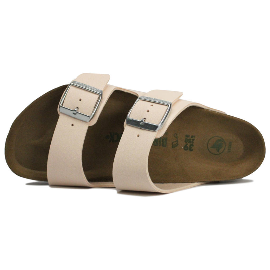 Birkenstock Arizona BS Vegan Birko-Flor Nubuck Unisex Sandals#color_light rose