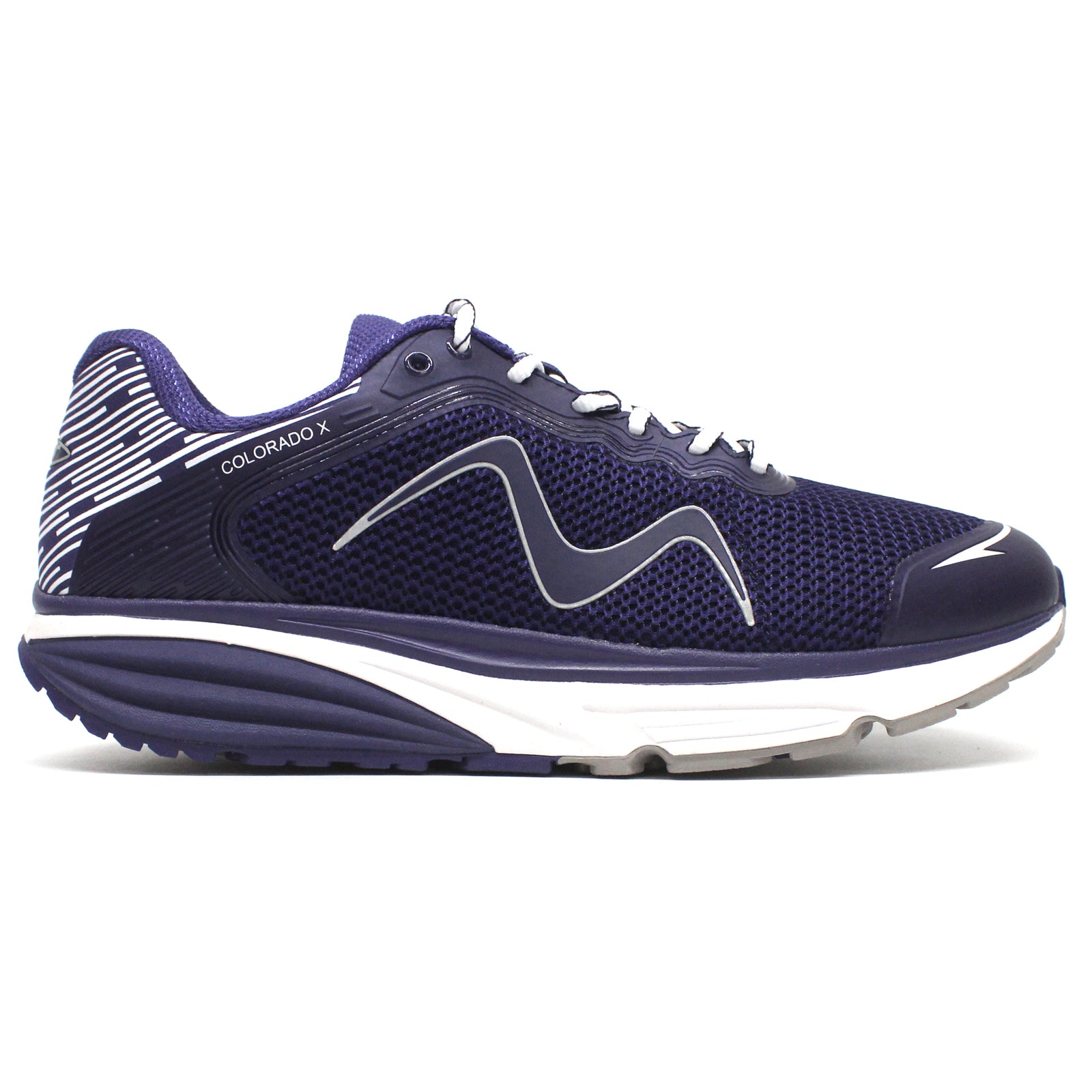 MBT Colorado X Synthetic Leather Mens Trainers#color_deep navy