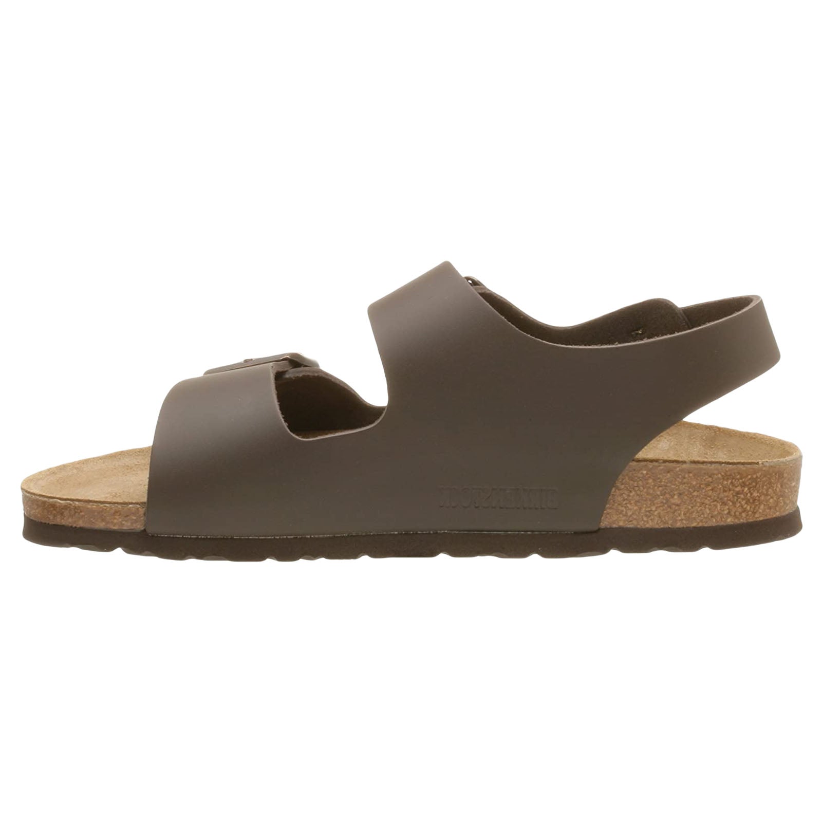 Birkenstock Milano 0034101 Leather Unisex Sandals - Dark Brown - 41#color_dark brown