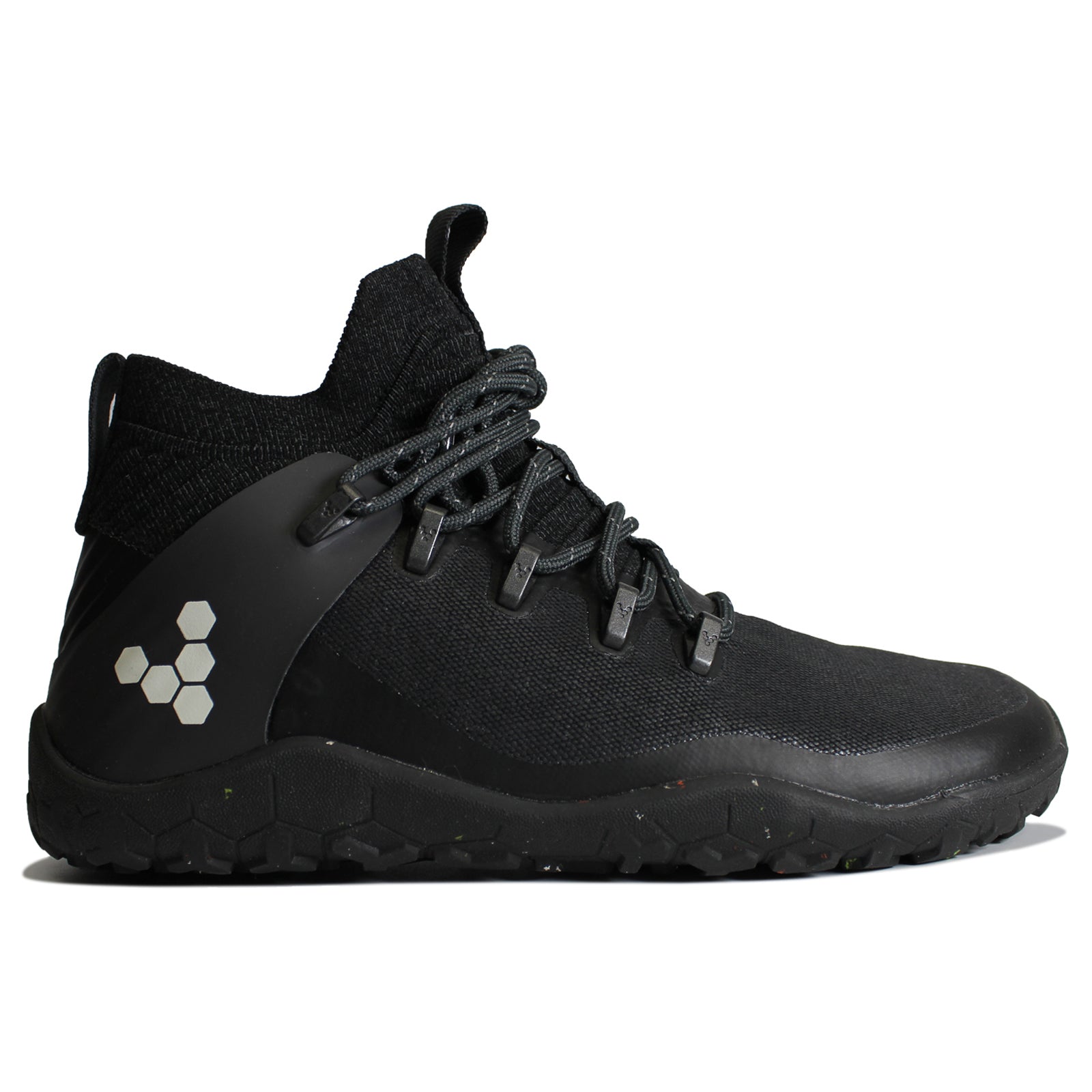 Vivobarefoot Magna Trail II FG 206081-01 Textile Synthetic Womens Trainers - Obsidian - 37#color_obsidian