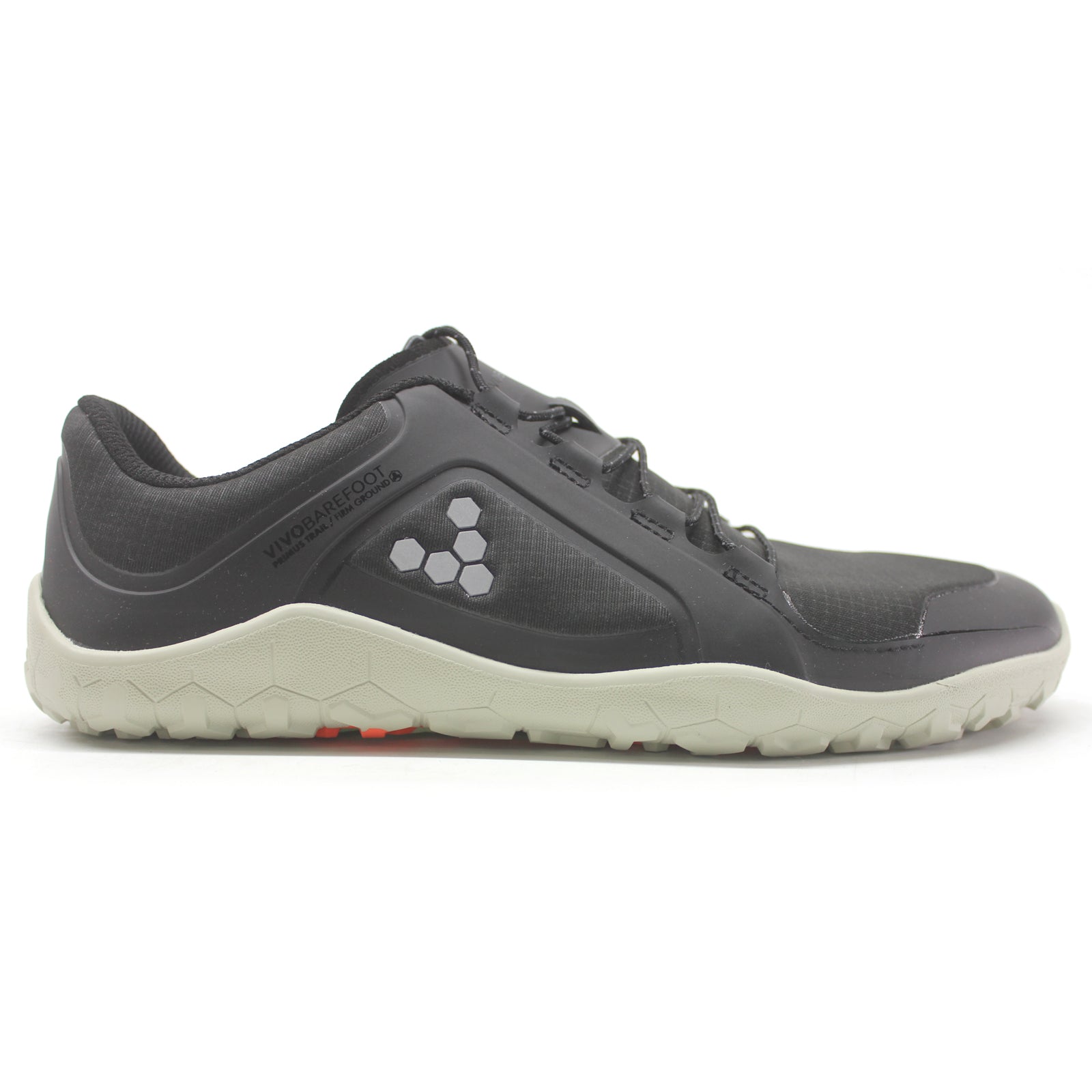 Vivobarefoot Primus Trail II All Weather FG 209096-01 Textile Synthetic Womens Trainers - Black - 38#color_black