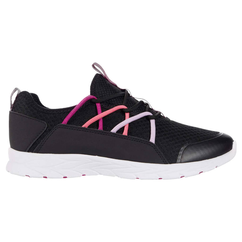 Vionic Brisk Zeliya Synthetic Textile Womens Sneakers#color_black pink