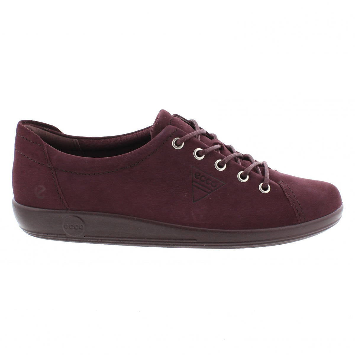 Ecco Soft 2.0 206503 Leather Womens Trainers#color_Fig