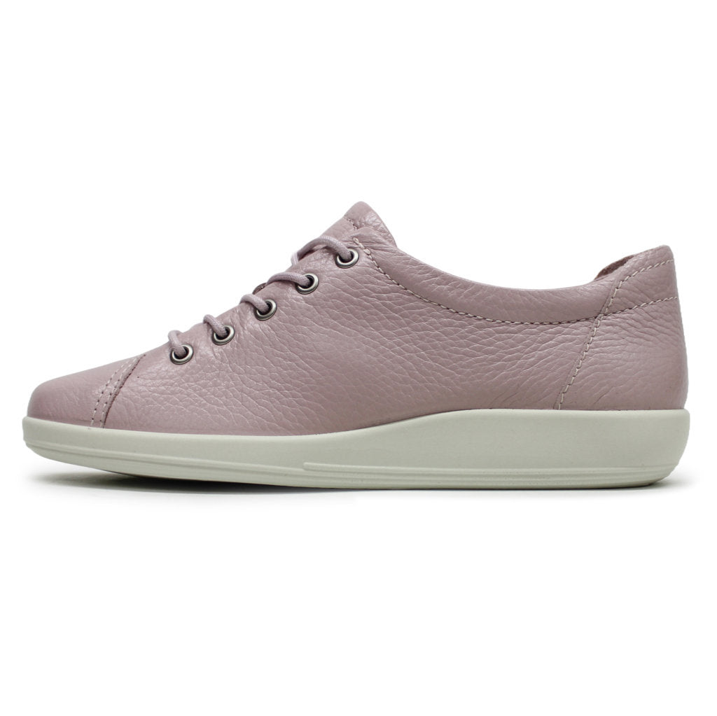 Ecco Soft 2.0 206503 Leather Womens Trainers#color_Violet Ice