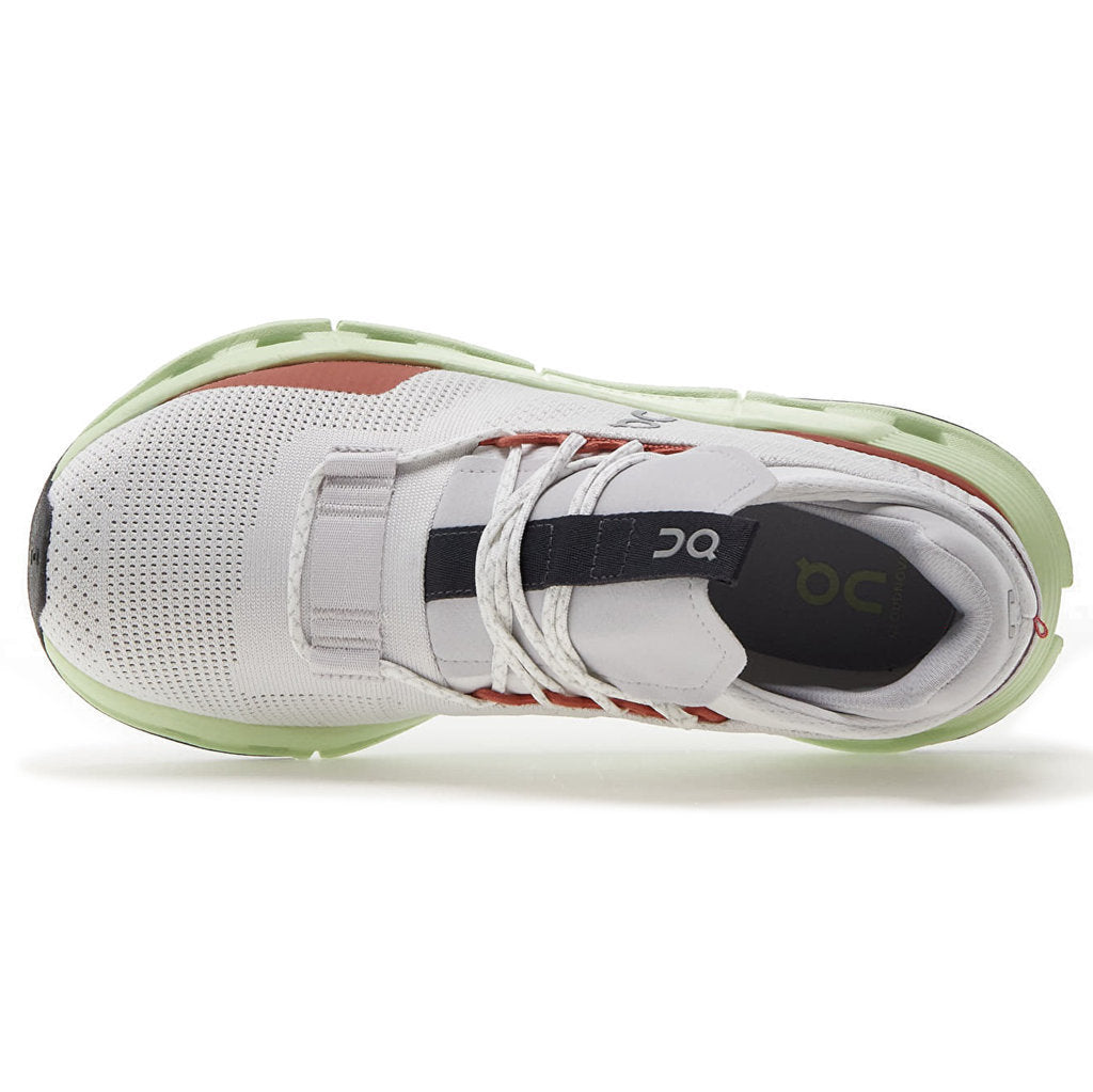 On Running Cloudnova Textile Men's Low-Top Sneakers#color_white limelight