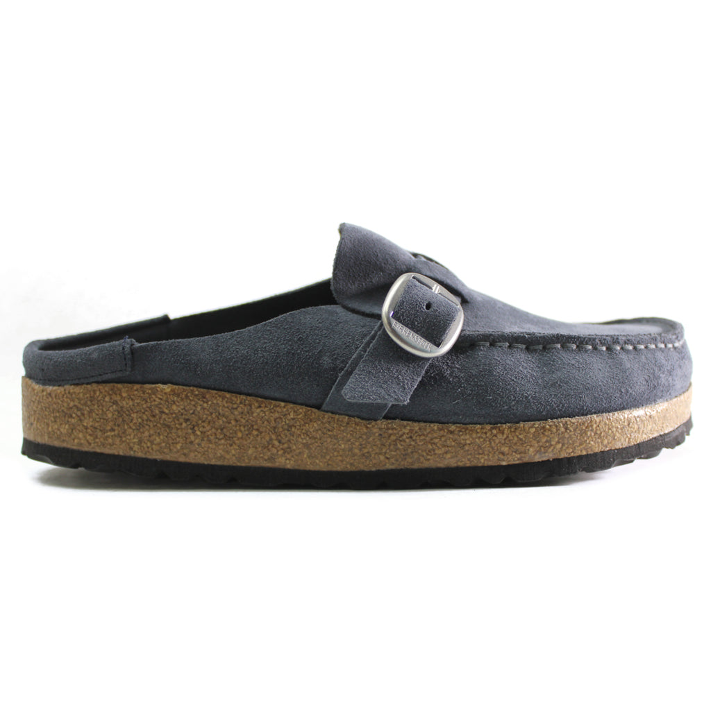 Birkenstock Buckley Suede Leather Unisex Sandals#color_navy