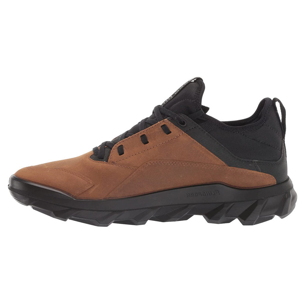 Ecco MX 820184 Leather Textile Mens Sneakers#color_camel