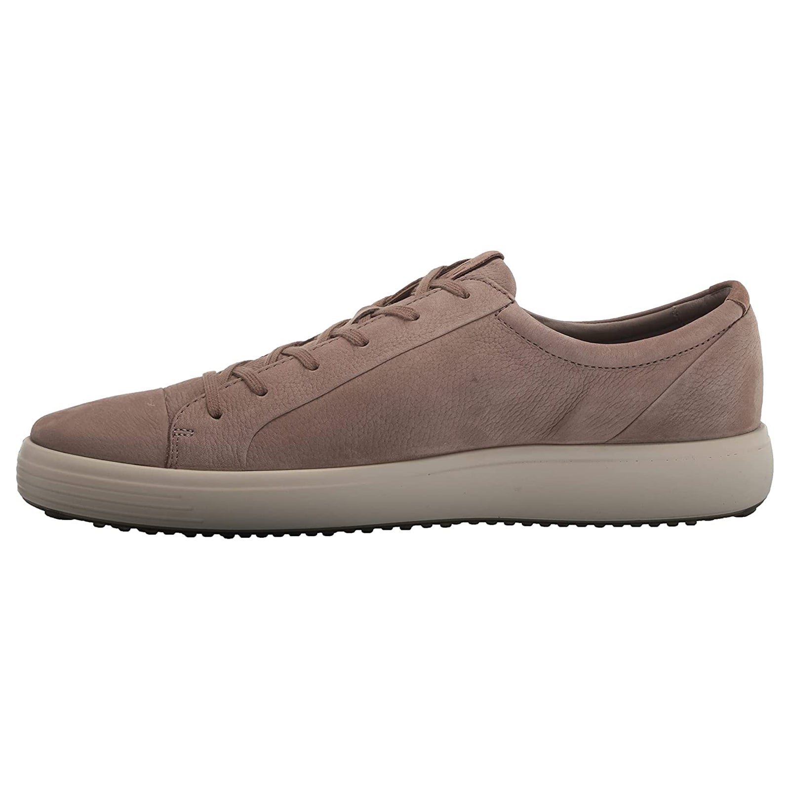 Ecco Soft 7 470364 470364-60418 Leather Mens Trainers - Taupe - 40#color_taupe