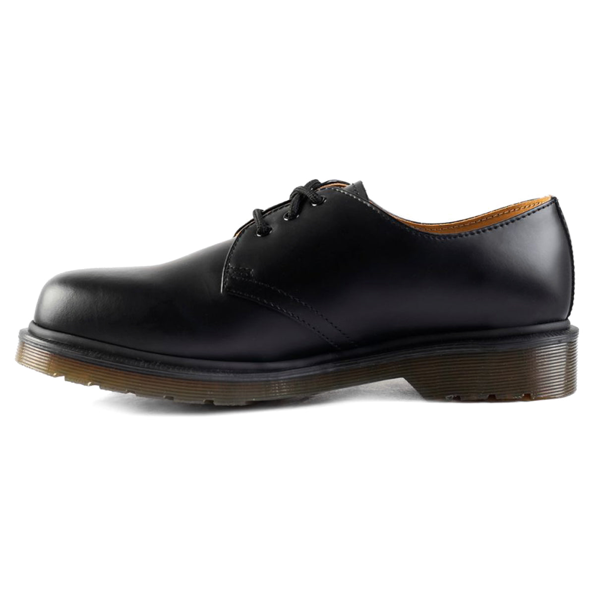 Dr. Martens 1461 PW 11839002 Smooth Leather Unisex Shoes - Black - 5#color_black