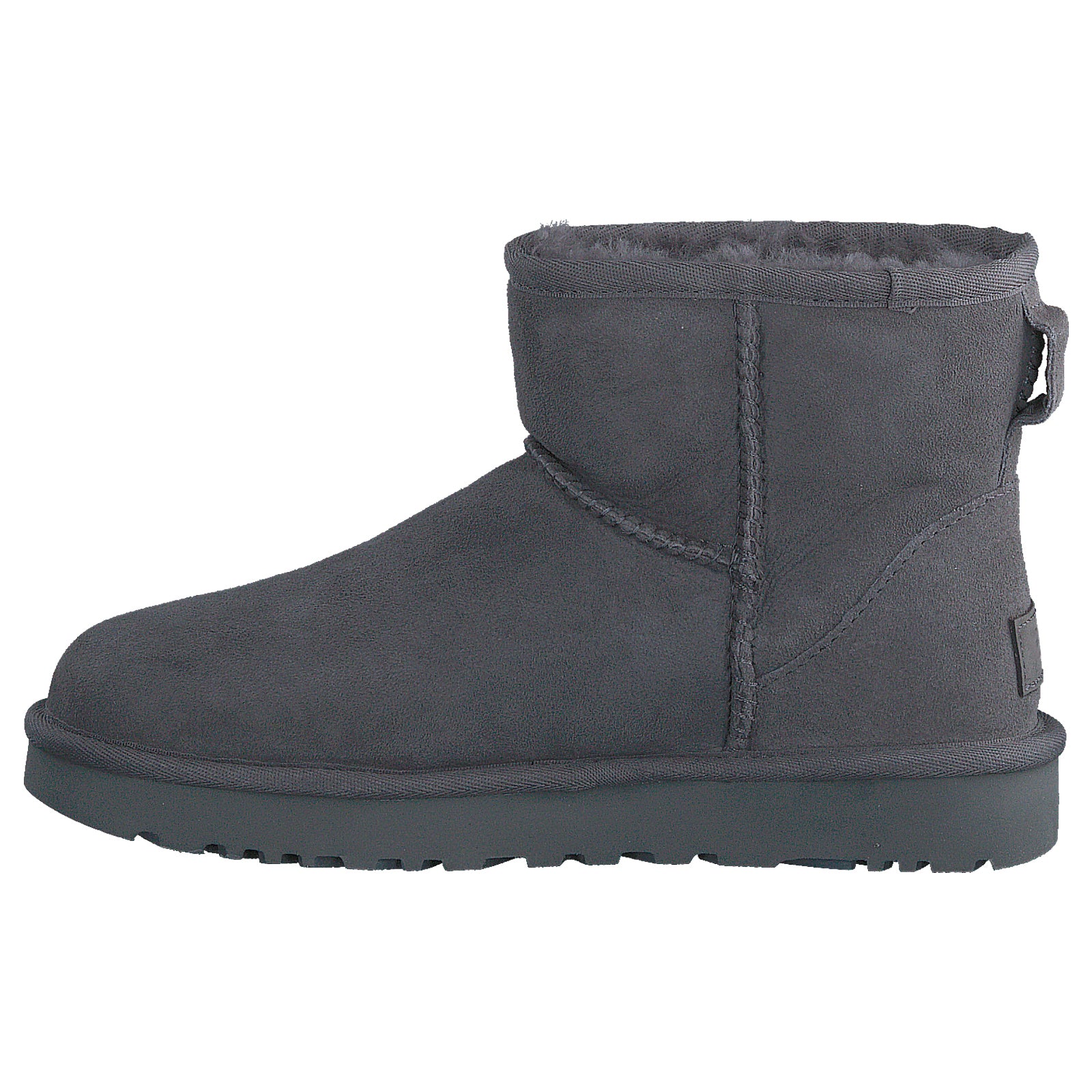 Ugg Classic Mini II 1016222-GREY Suede Womens Boots - Grey - 39#color_grey