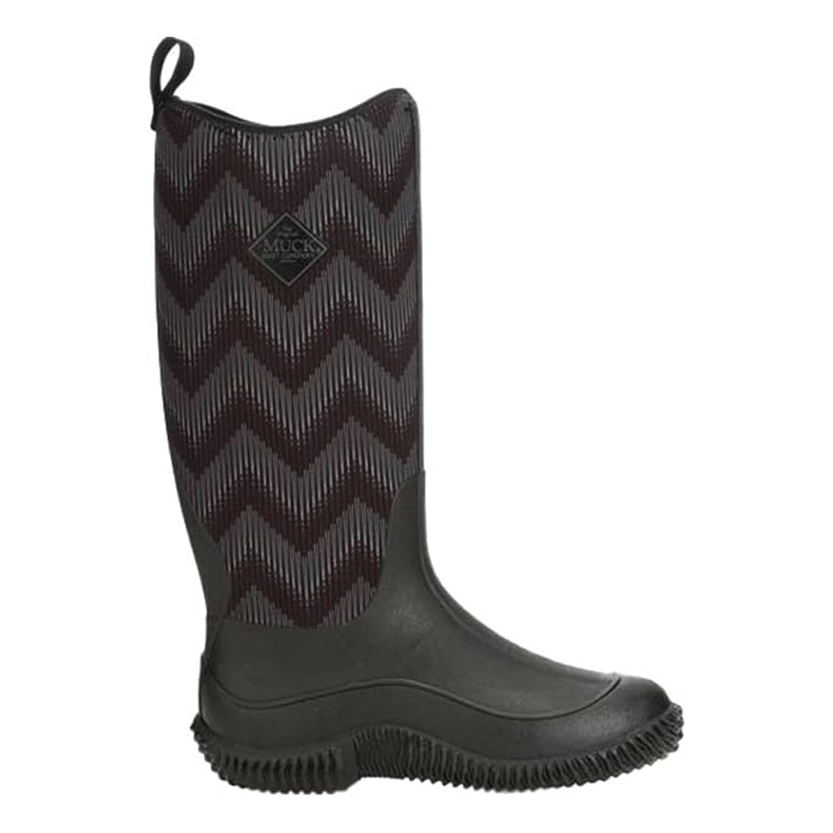 Muck Boot Hale Waterproof Women's Tall Wellington Boots#color_grey black