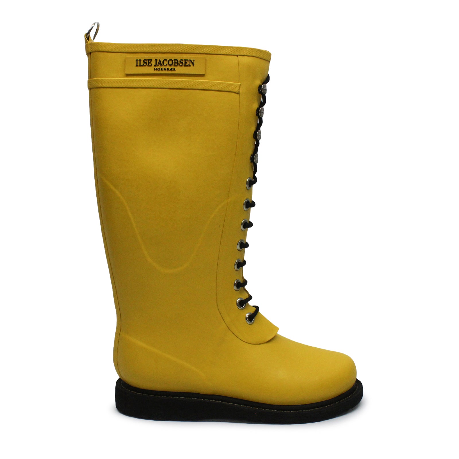 Ilse Jacobsen Rub1 Rubber Womens Boots#color_cyber yellow