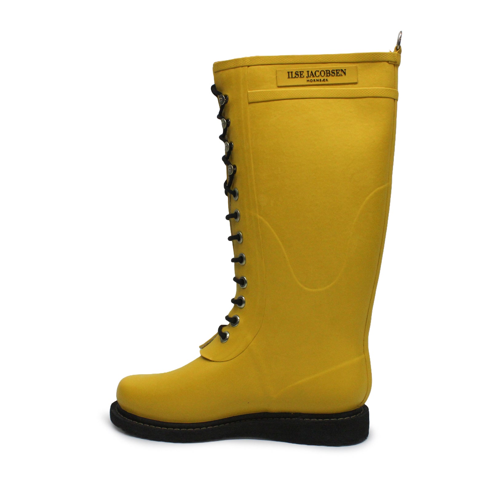 Ilse Jacobsen Rub1 Rubber Womens Boots#color_cyber yellow