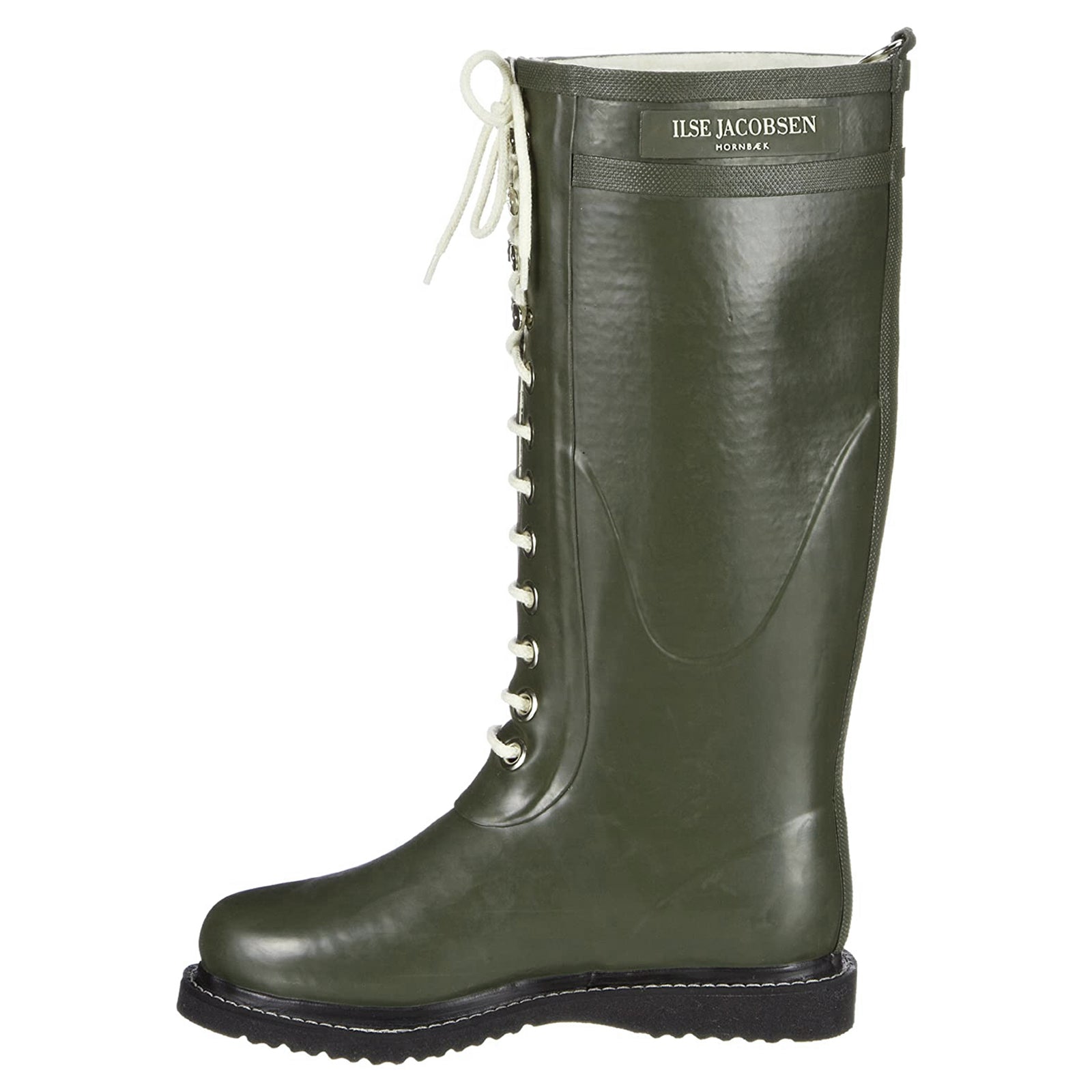 Ilse Jacobsen Rub1 Rub1-41 Rubber Womens Boots - Army - 40#color_army