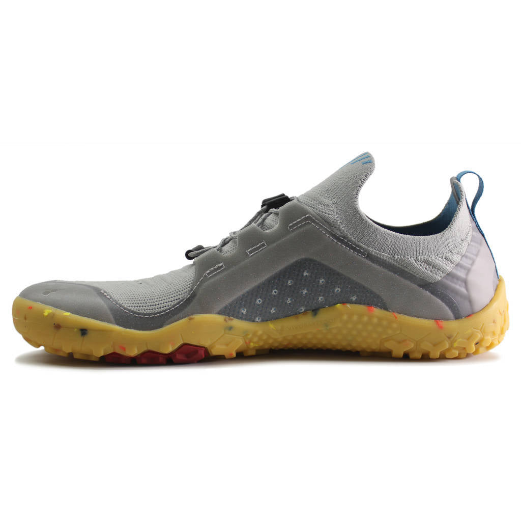 Vivobarefoot Primus Trail Knit FG Textile Synthetic Mens Sneakers#color_zinc