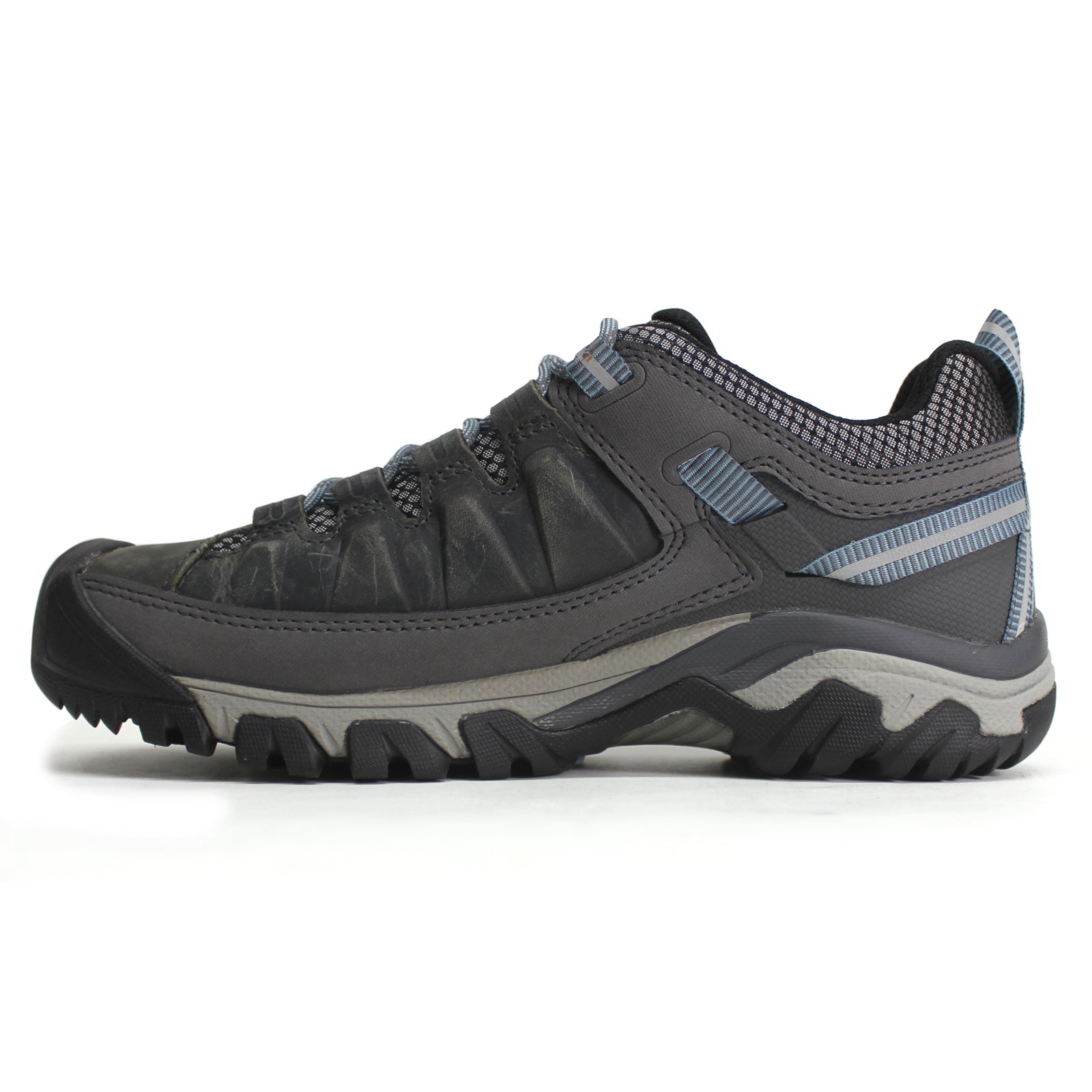 Keen Targhee III Waterproof Leather Women's Hiking Sneakers#color_magnet smoke blue