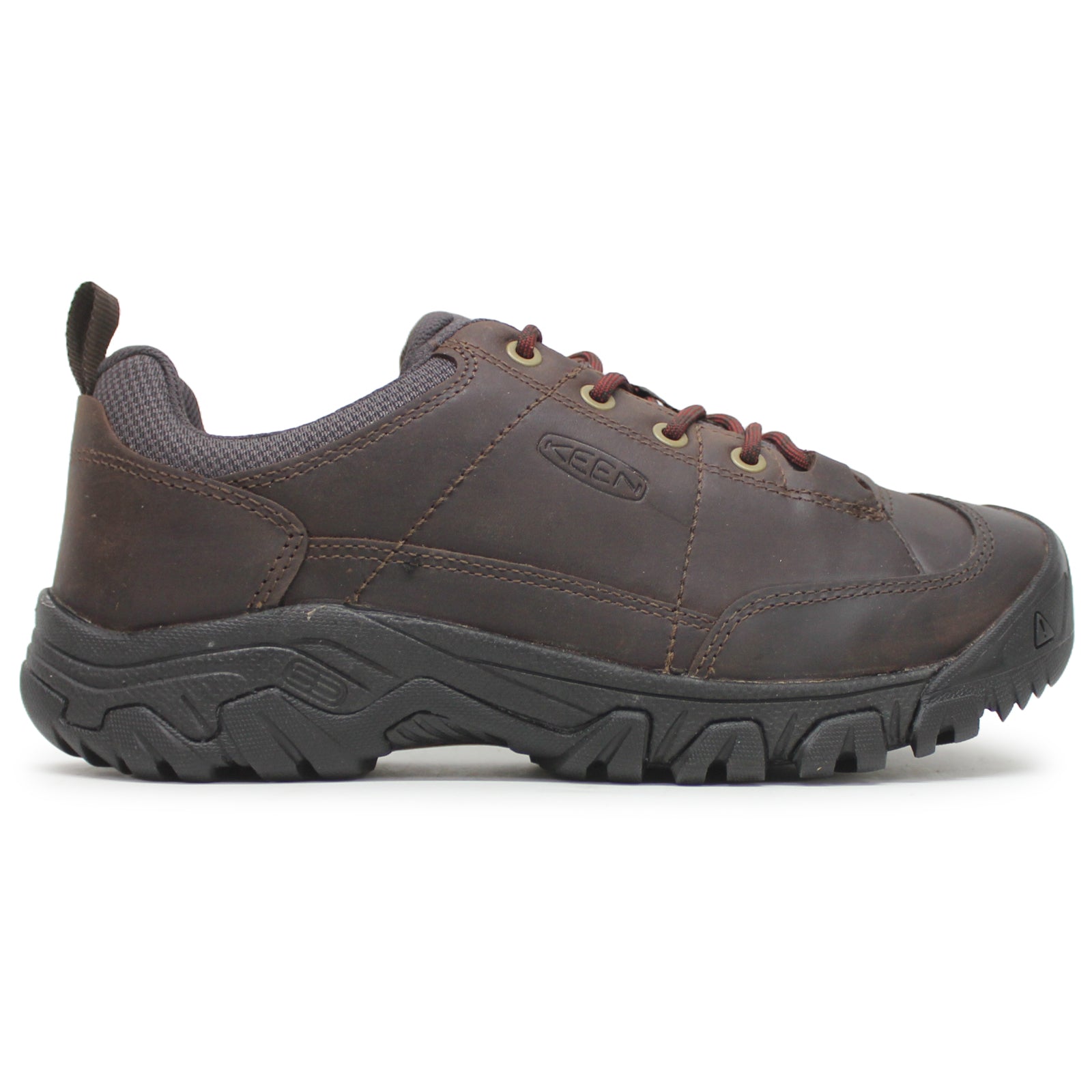 Keen Targhee III Oiled Leather Men's Oxford Shoes#color_dark earth mulch