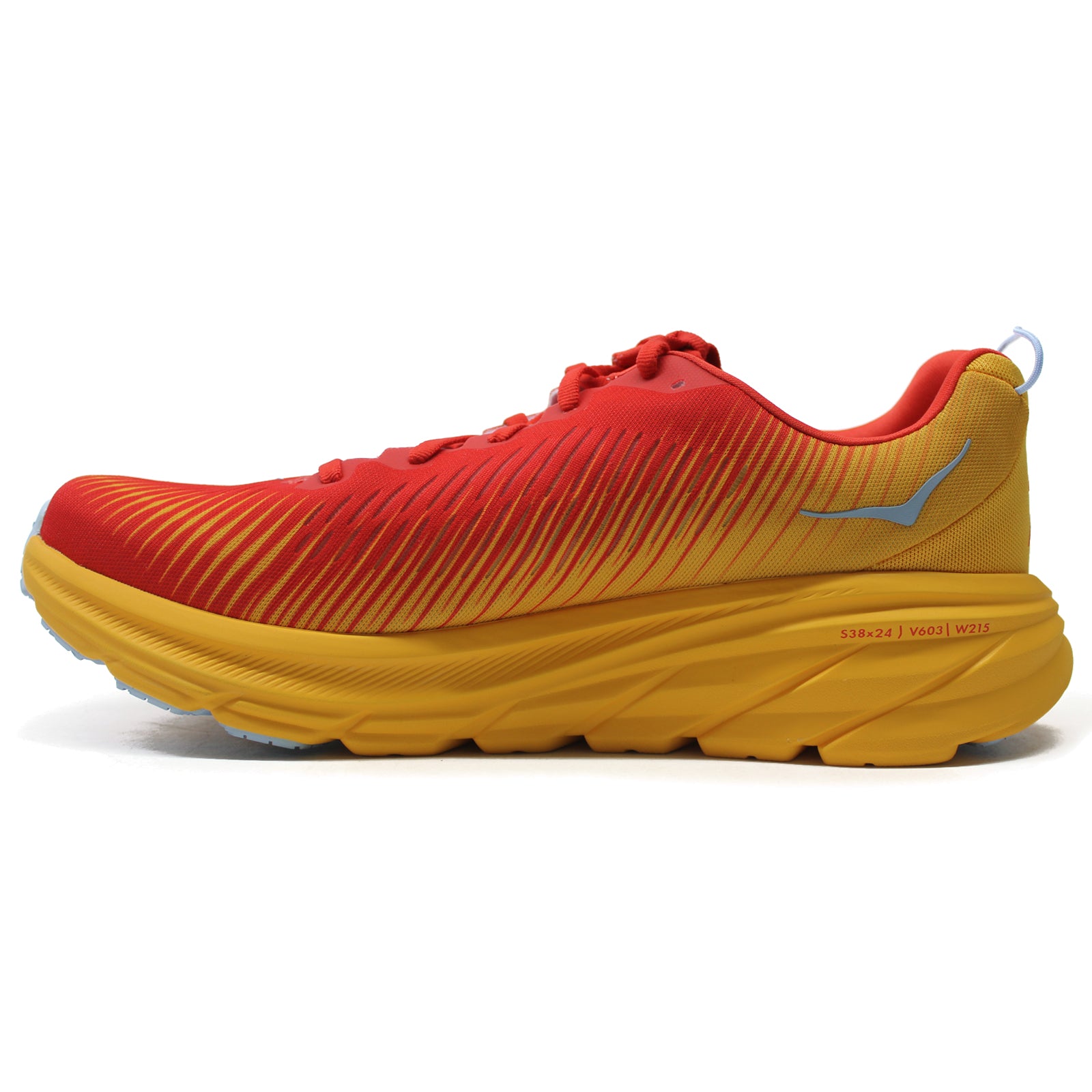 Hoka Rincon 3 Synthetic Textile Men's Running Shoes - UK 8.5 - US 9 Men - EU 42 2/3#color_fiesta amber yellow