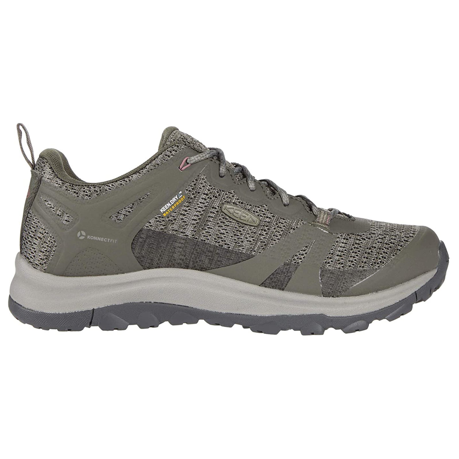 Keen Terradora II 1022351 Textile Synthetic Womens Trainers - Dusty Olive Nostalgia Rose - 37.5#color_dusty olive nostalgia rose