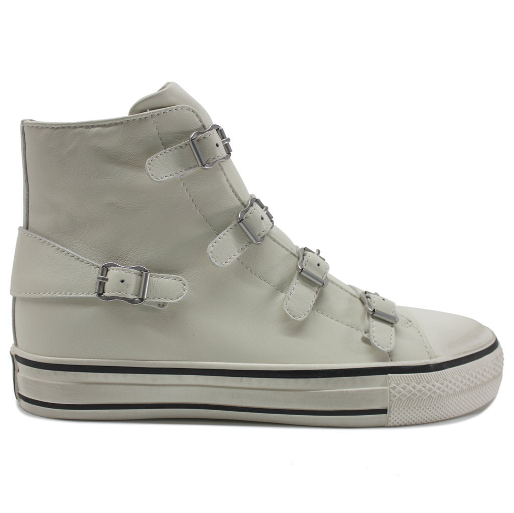 Ash Virgin Nappa Leather Women's High-Top Sneakers#color_tofu