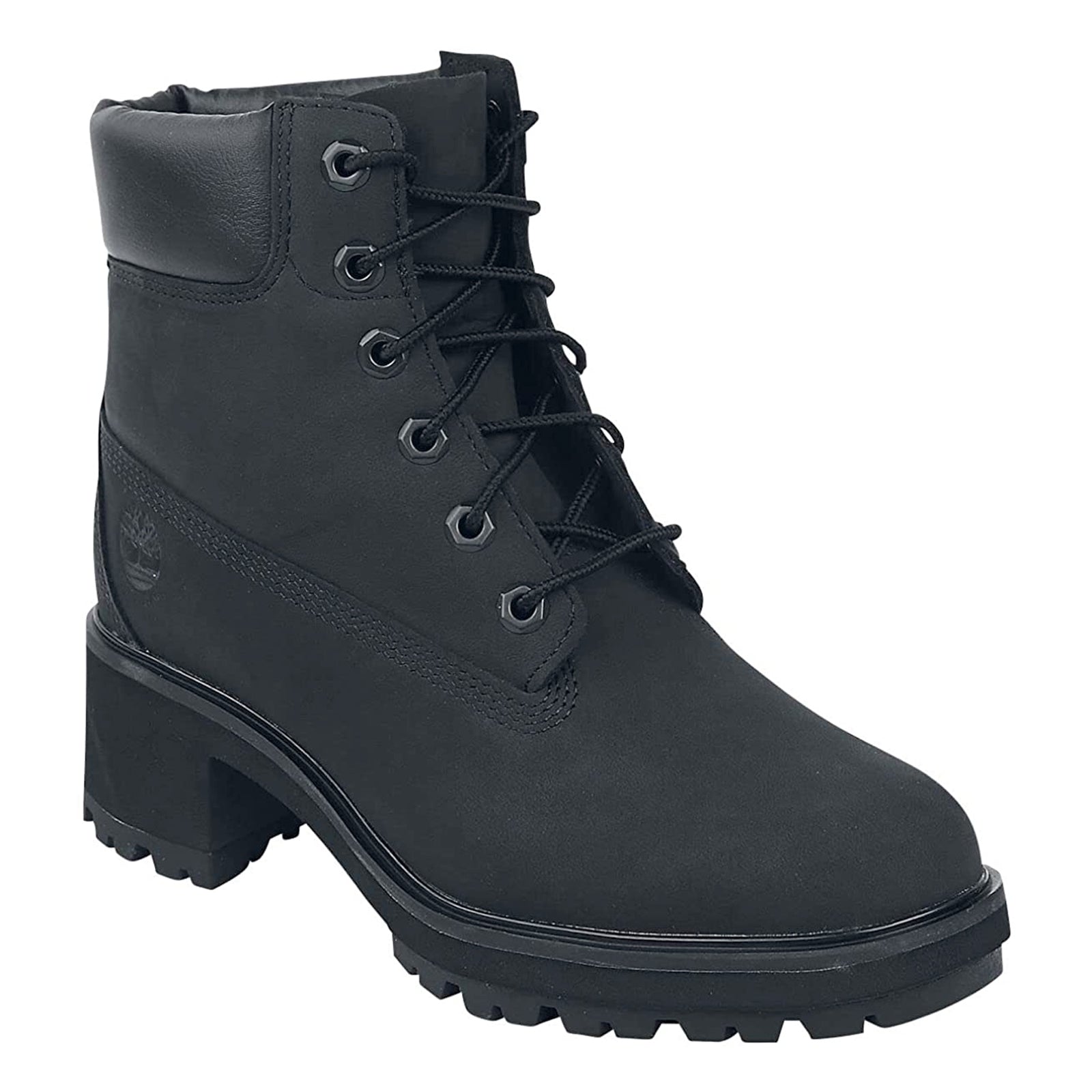 Timberland Kinsley 6 In 0A25C4-001 Nubuck Womens Boots - Black - 38.5#color_black