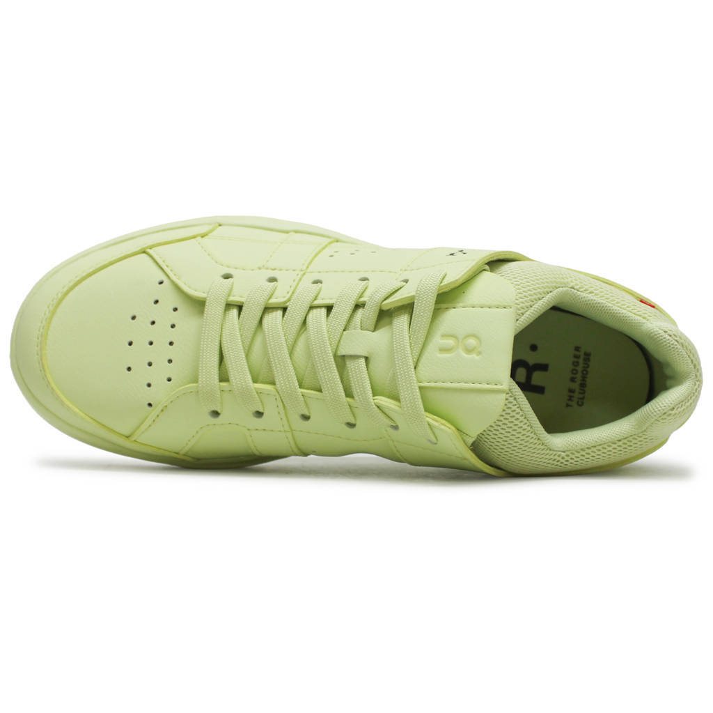 On The Roger Clubhouse Synthetic Leather Womens Sneakers#color_hay