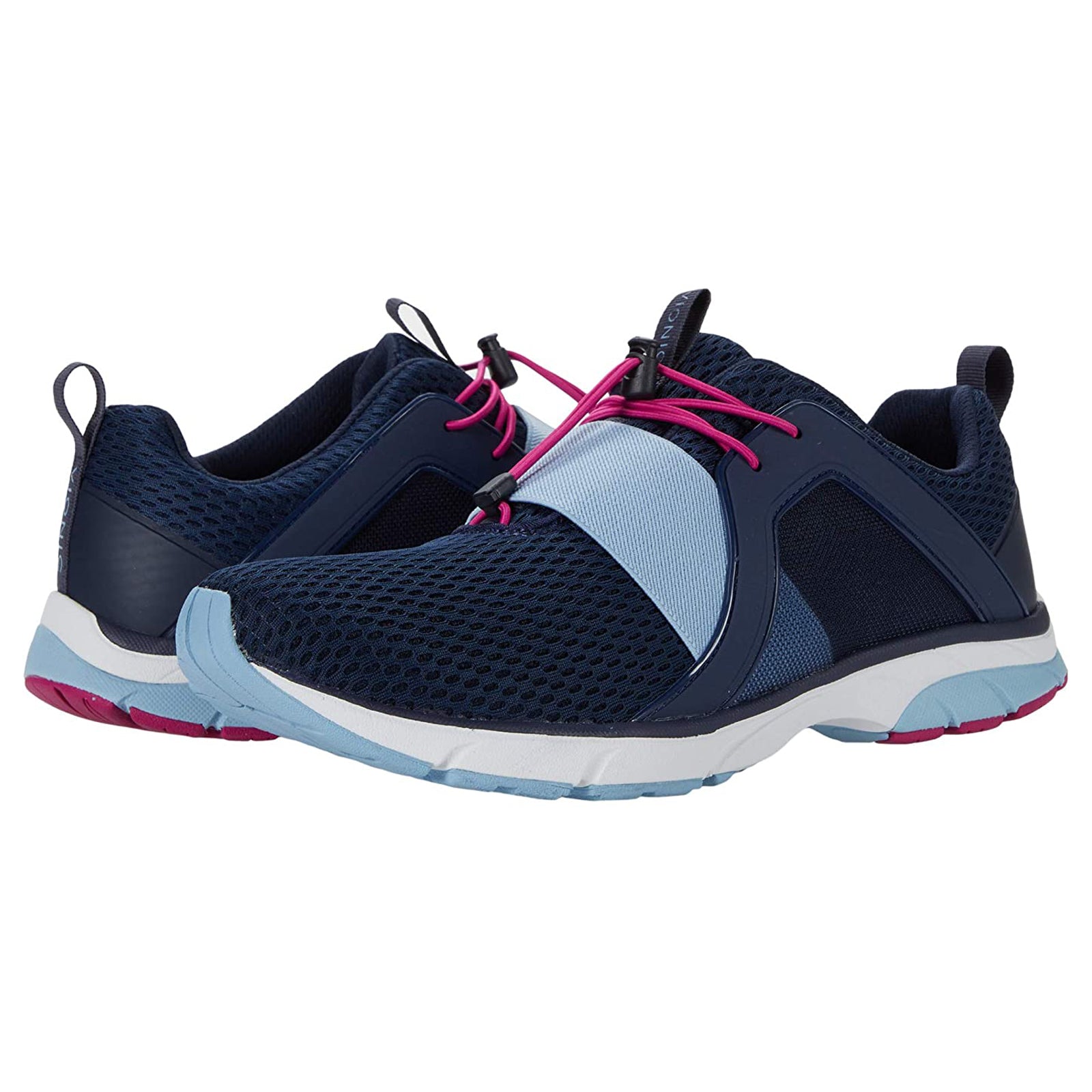 Vionic Drift Berlin BERLIN-NVY Synthetic Textile Womens Trainers - Navy - 38#color_navy