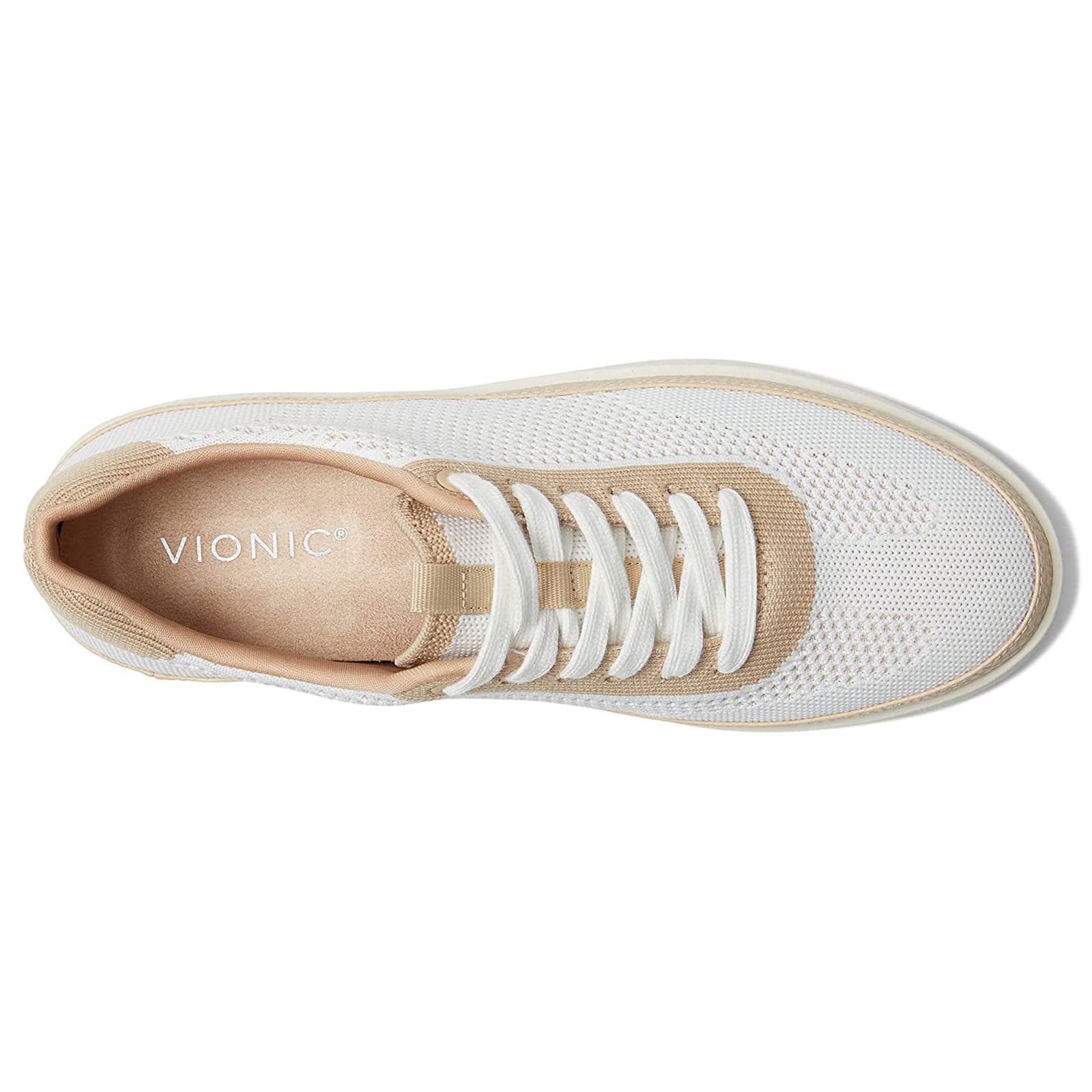 Vionic Essence Galia GALIA-WHT Textile Womens Trainers - White - 41.5#color_white