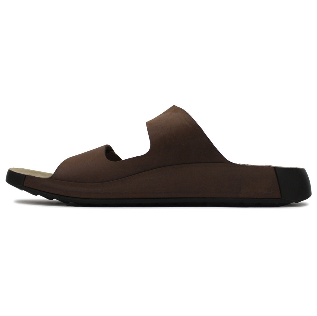 Ecco 2nd Cozmo Leather Mens Sandals#color_potting soil