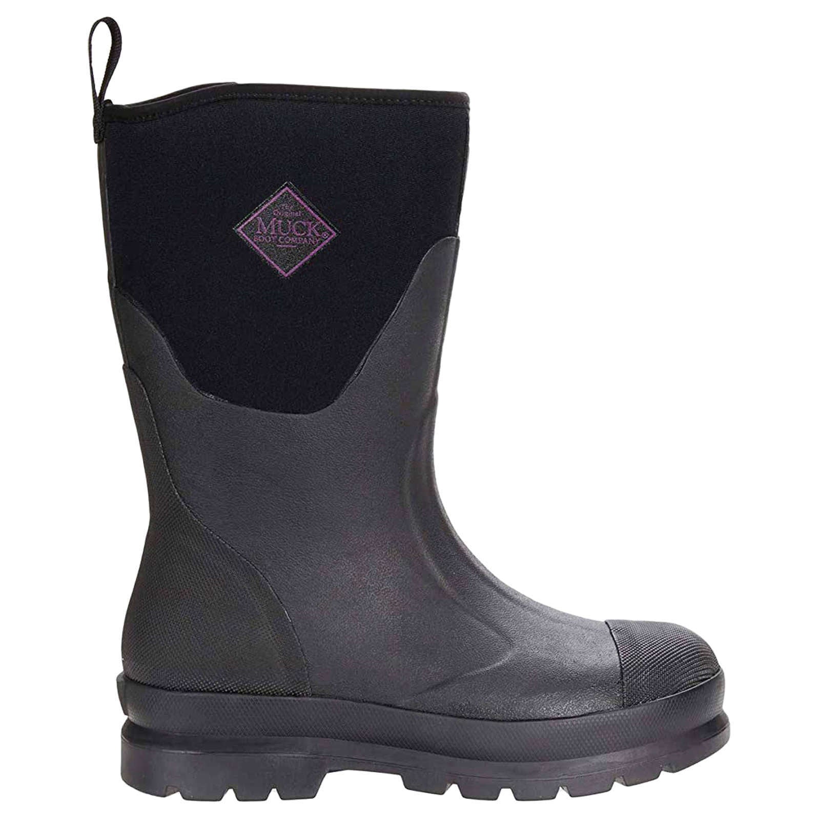 Muck Boot Chore Classic Mid Rubber Women's Classic Short Boots#color_black