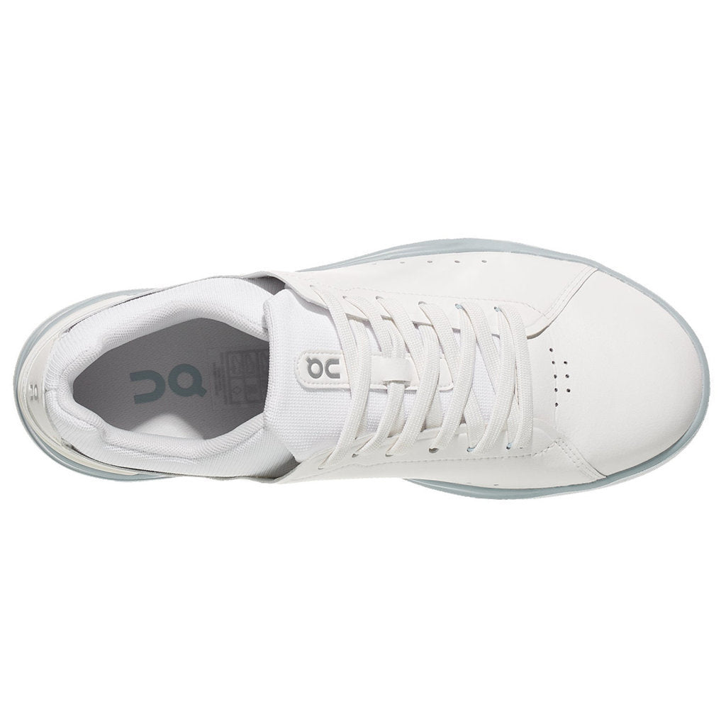 On Running The Roger Advantage Textile Men's Low-Top Sneakers#color_white chambray