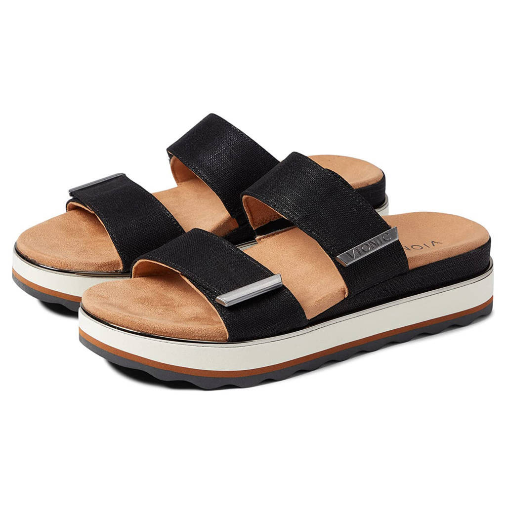 Vionic Brandie Textile Womens Sandals#color_black