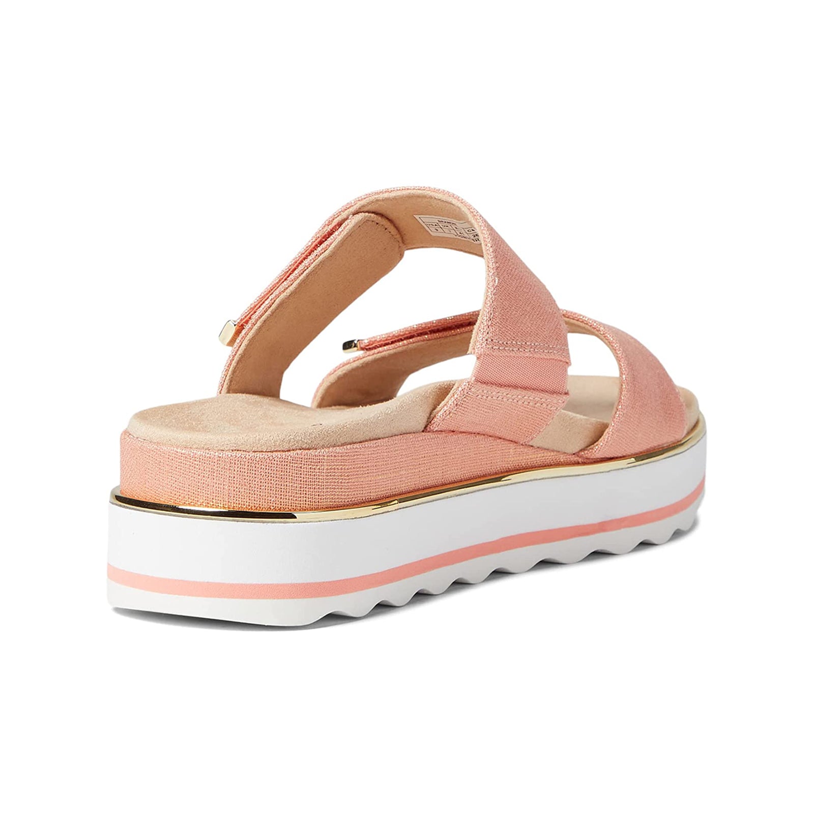 Vionic Brandie BRANDIE-PPYA Textile Womens Sandals - Papaya - 38.5#color_papaya