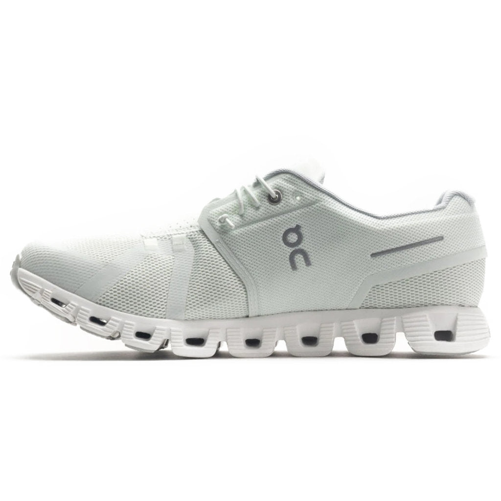 On Cloud 5 Textile Synthetic Mens Sneakers#color_ice white