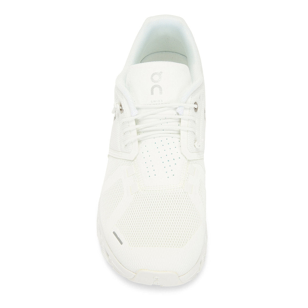 On Cloud 5 Textile Synthetic Mens Sneakers#color_undyed white white