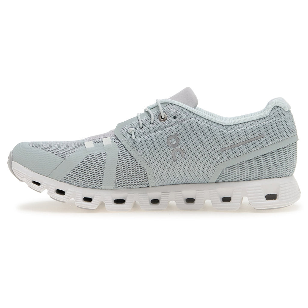 On Cloud 5 Textile Synthetic Mens Sneakers#color_glacier glacier