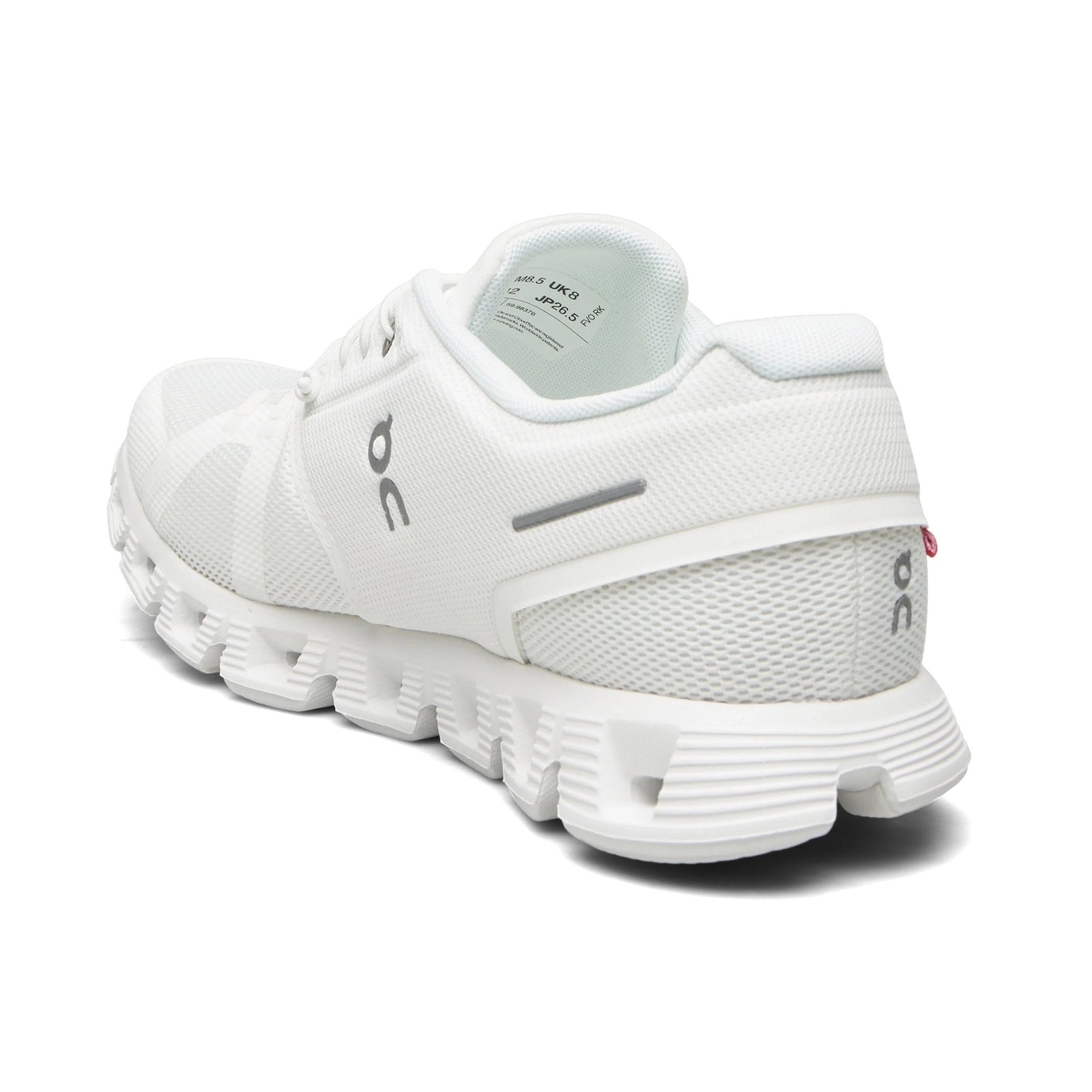 On Cloud 5 Textile Synthetic Women's Running Shoes - UK 4.5 - US 6.5 Women - EU 37.5#color_undyed white white