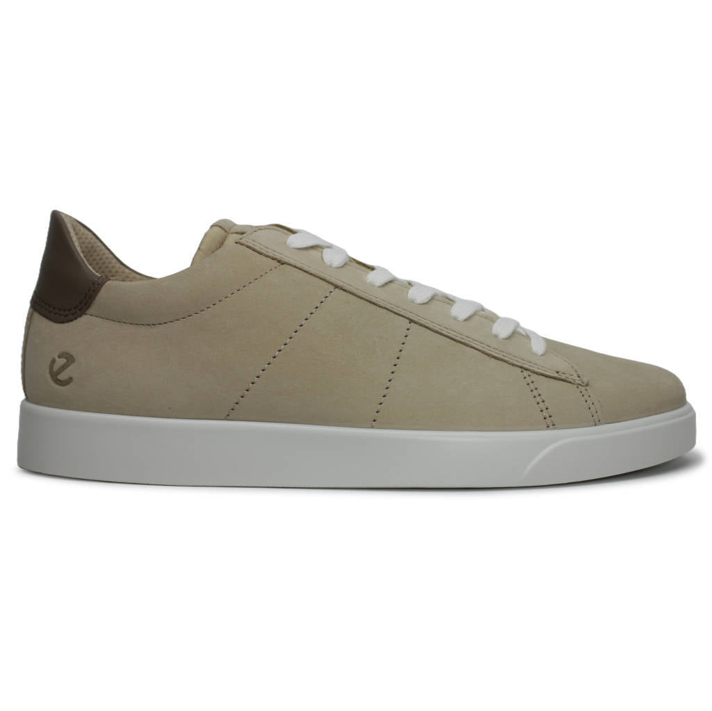 Ecco Street Lite Leather Mens Shoes#color_sand nutmeg brown