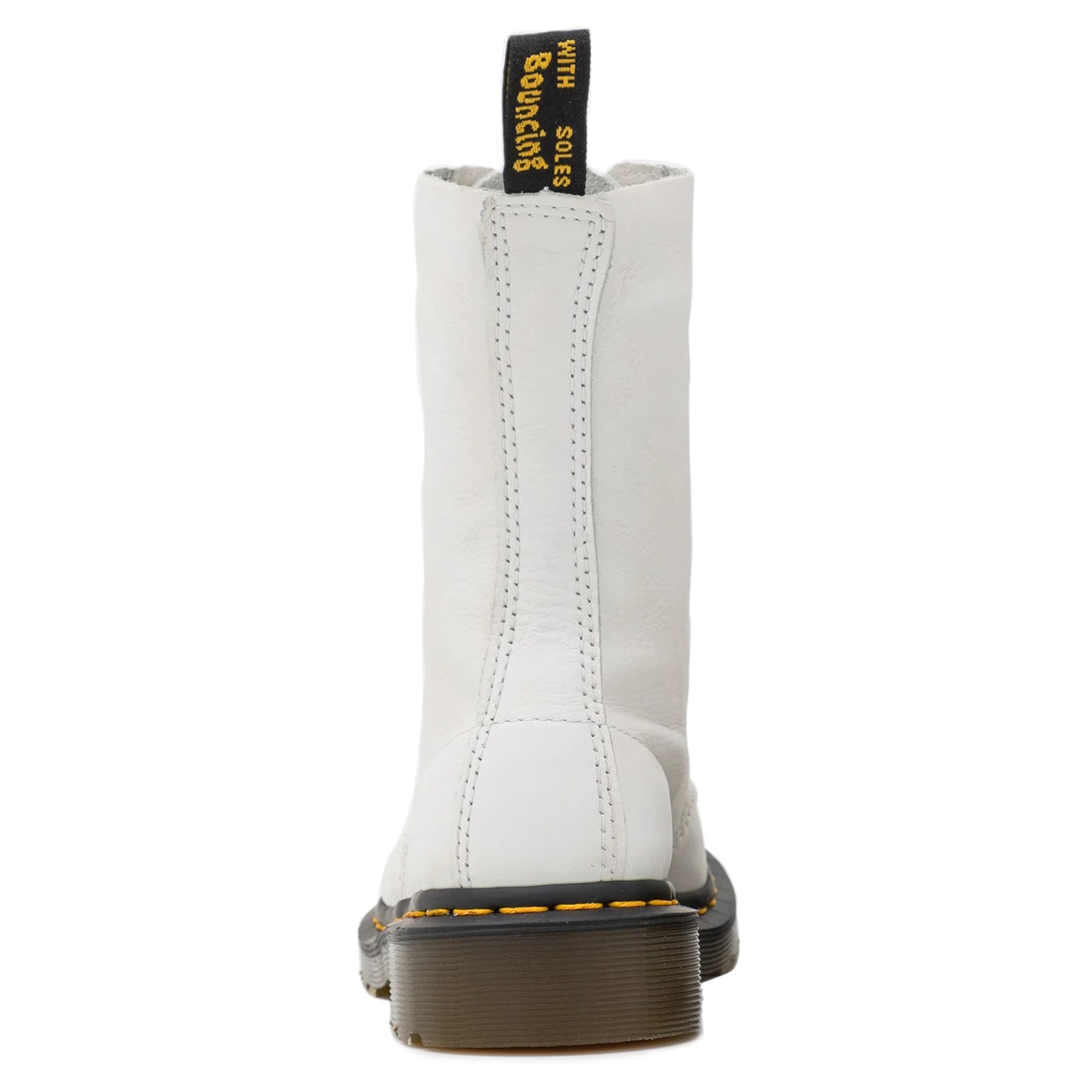 Dr. Martens 1490 27261113 Virginia Leather Womens Boots - Optical White - 4#color_optical white