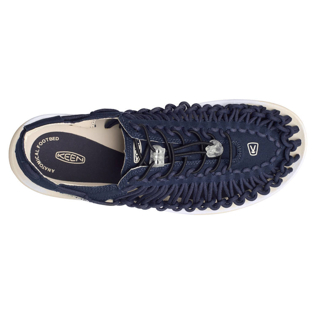 Keen Uneek Canvas Textile Womens Sandals#color_navy birch