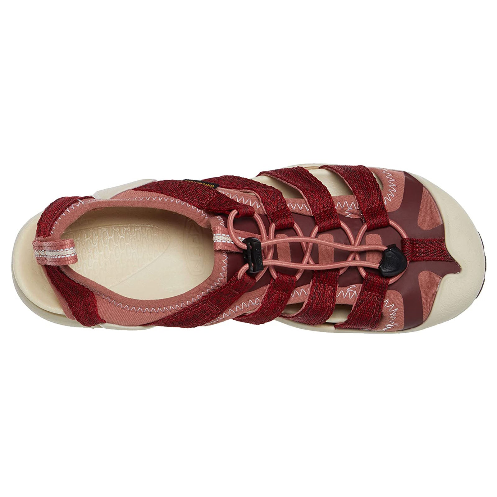 Keen CNX II 1024975 Textile Womens Sandals - Red Dahlia - 37#color_red dahlia