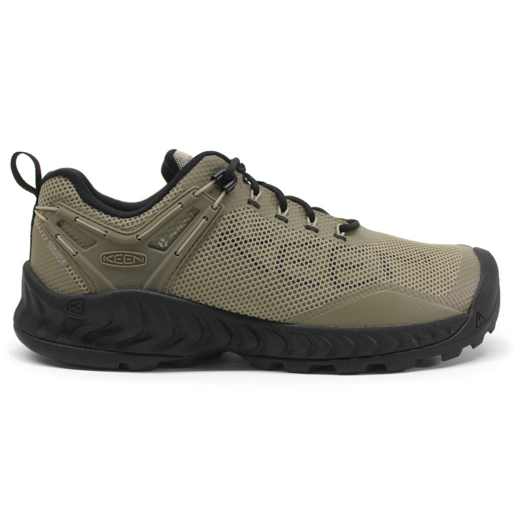 Keen NXIS EVO Mesh Men's Lightweight Waterproof Hiking Sneakers#color_plaza taupe citronelle