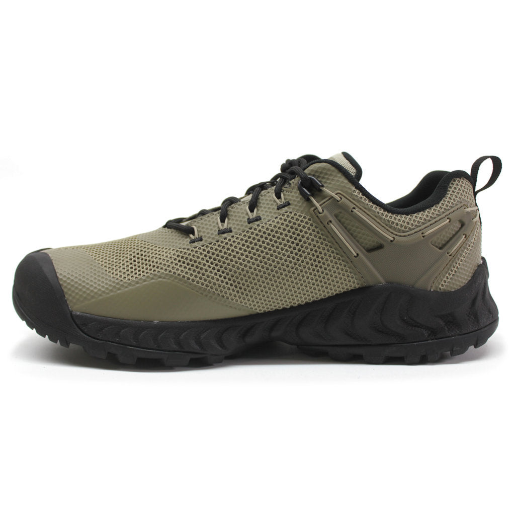 Keen NXIS EVO Mesh Men's Lightweight Waterproof Hiking Sneakers#color_plaza taupe citronelle