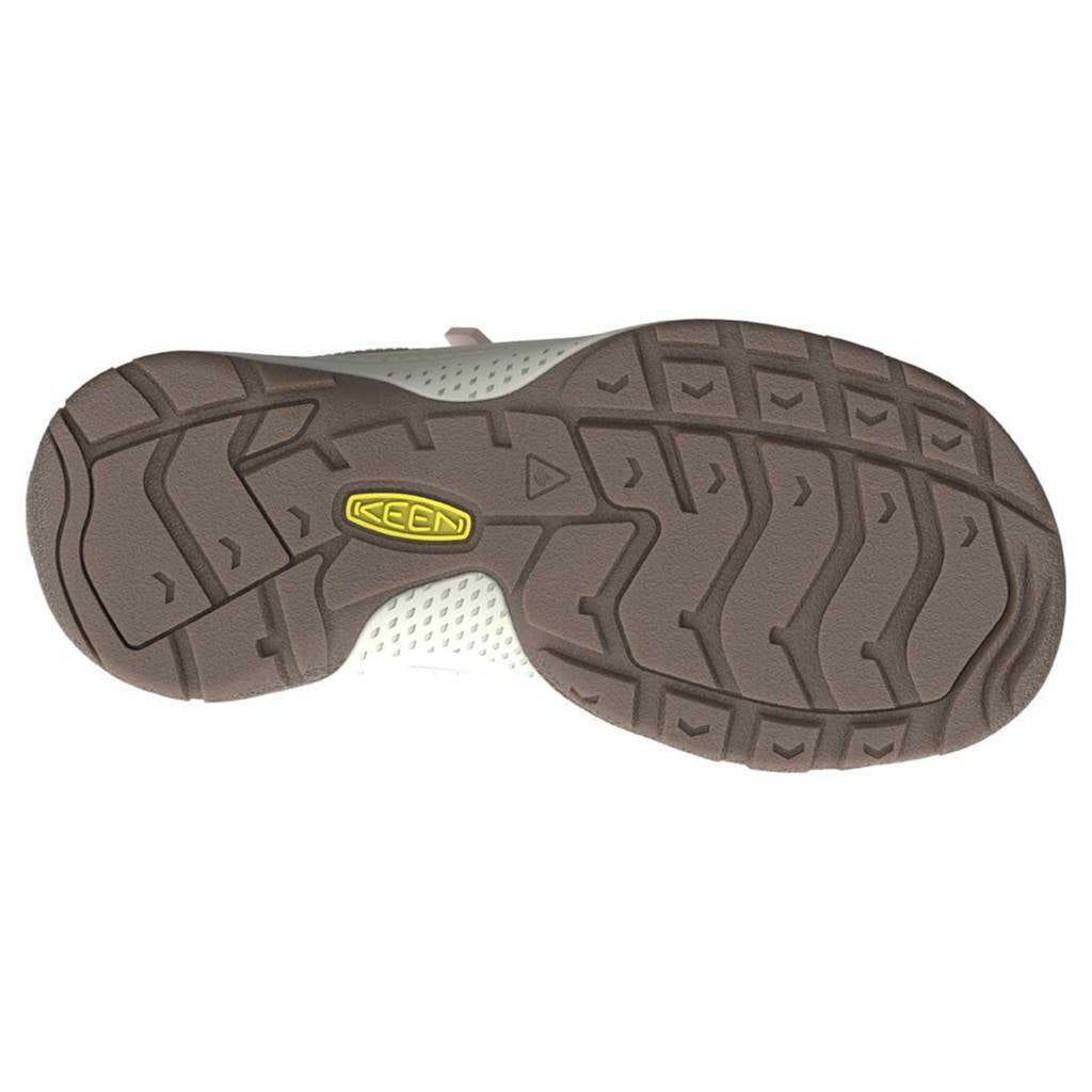 Keen Astoria West Open Toe Textile Synthetic Womens Sandals#color_fawn silver birch