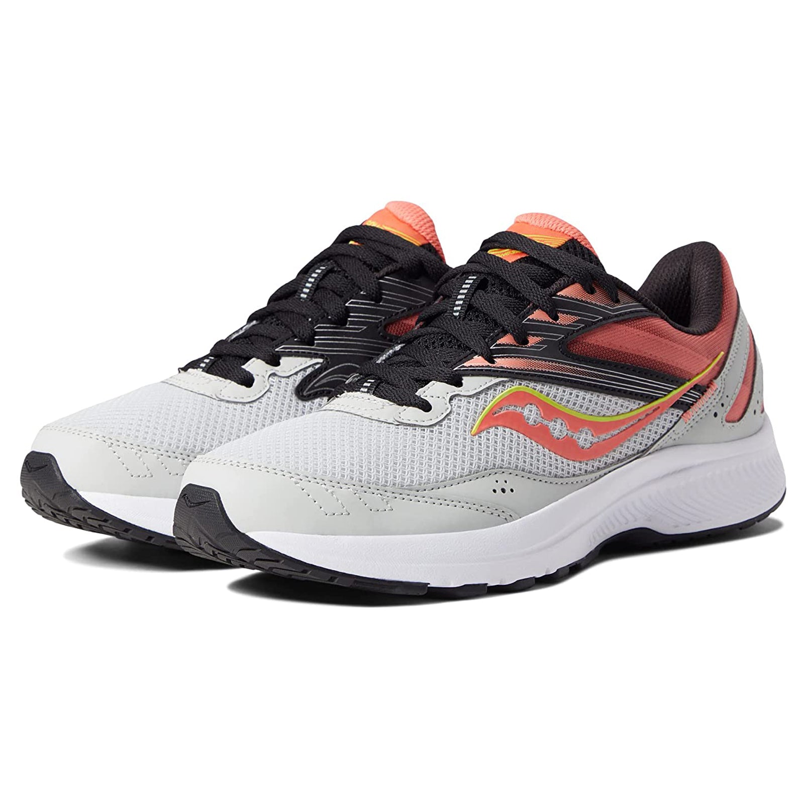 Saucony Cohesion 15 S10701-16 Textile Synthetic Womens Trainers - Fog Sunstone - 39#color_fog sunstone