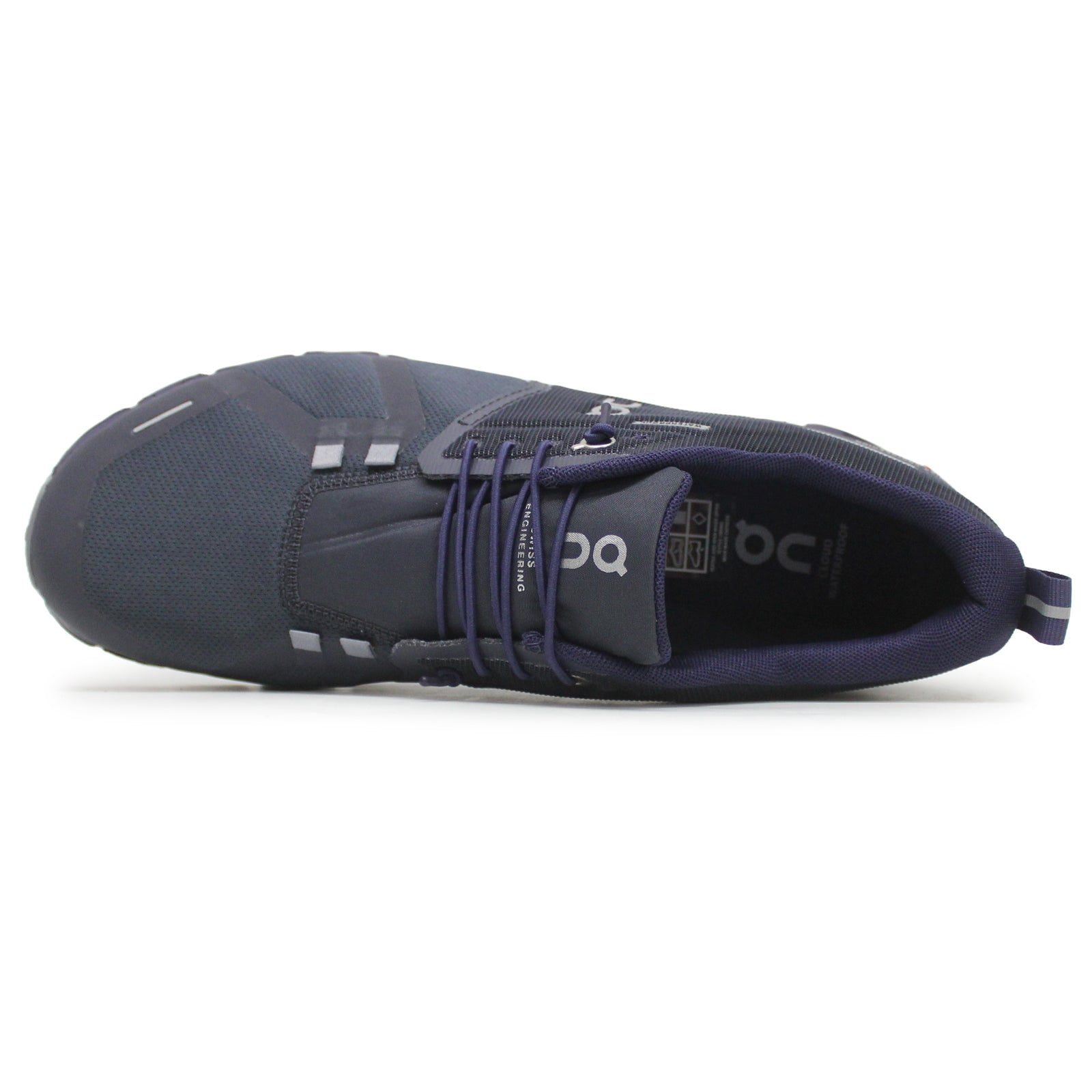 On Cloud 5 Waterproof Textile Synthetic Mens Trainers#color_navy ink