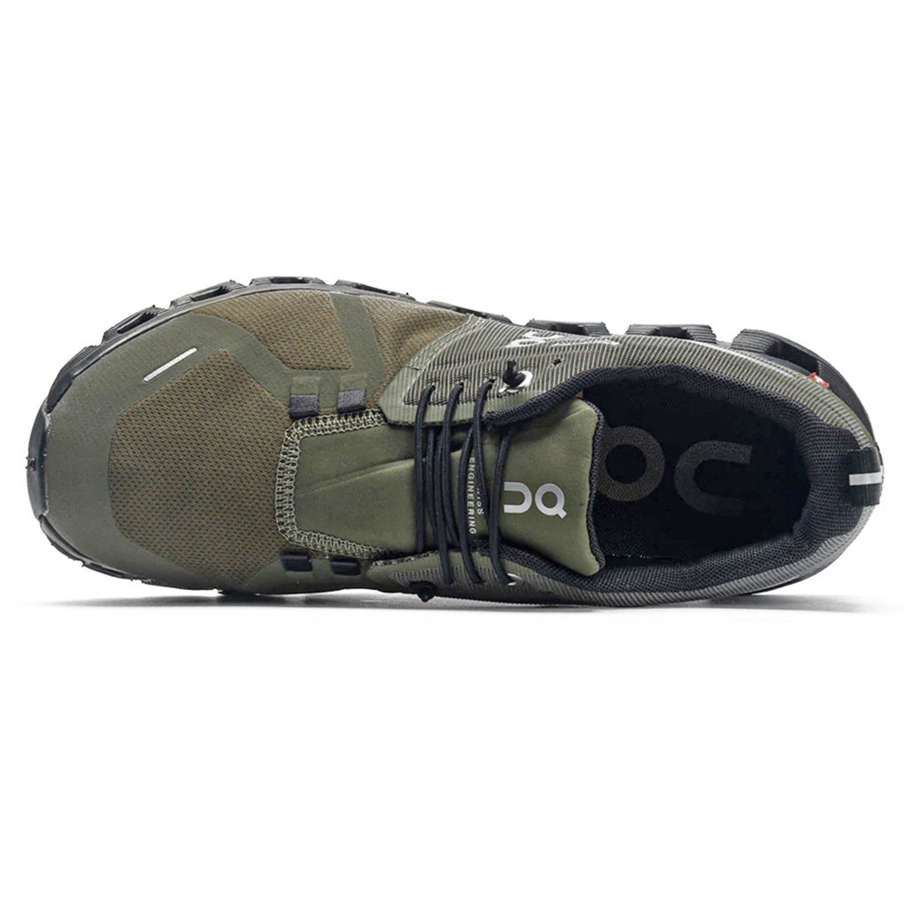 On Cloud 5 Waterproof Textile Synthetic Women's Sneakers#color_olive black